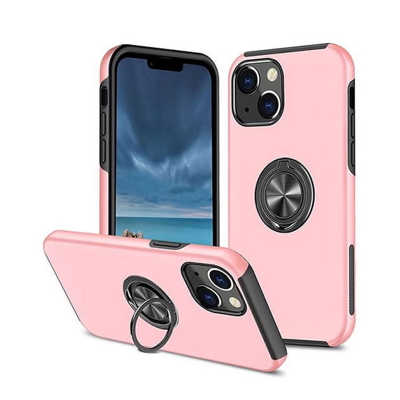 Ring Holder/Stand Dual layer Hybrid Case for iPhone 15/15 Plus/15 Pro/15 Pro Max