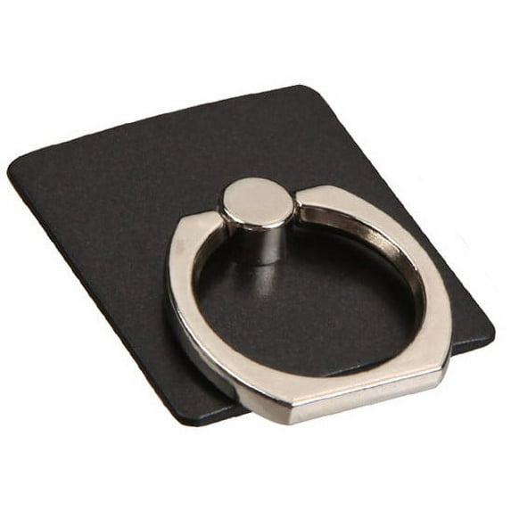 Ring Holder Stand for iPhone Xs Max, Xs Plus, Xs, Xs, X, XR, iPhone 8, 7, 6S, 6 Plus (Black), w/ 360 Degree Rotation, + Mini Stylus