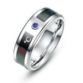 thumbnail image 1 of Ring Intelligent Temperature Sensing Stainless Steel Electroplated Fashionable Durable Smart Jewelry Accessory, 1 of 2