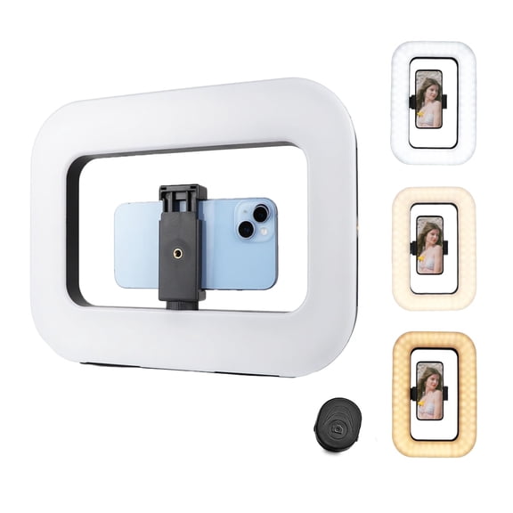 Ring Light For Phone With Video Rig Led Kit 8000mah Remote Adjustable Brightness And Color Selfie Photography Vlogging (led Pro)