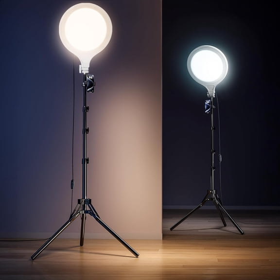 Ring Light Tripod for , 10" Selfie Ring Light with Tripod Stand and Phone Holder, Professional LED Circle Lighting for Video Recording, Conferencing, Makeup, Streaming, , YouTube