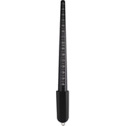 The Beadsmith Half-Round Finger Gauge – U.S. Sizes: 1-13, Full and Half Sizes – Plastic Rings with Marked Measurements – Tool for Measuring Fingers and Determining Ring Sizes