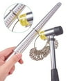 Ring Mandrel Sizer Tool with Metal Mandrel Finger Sizing Measuring