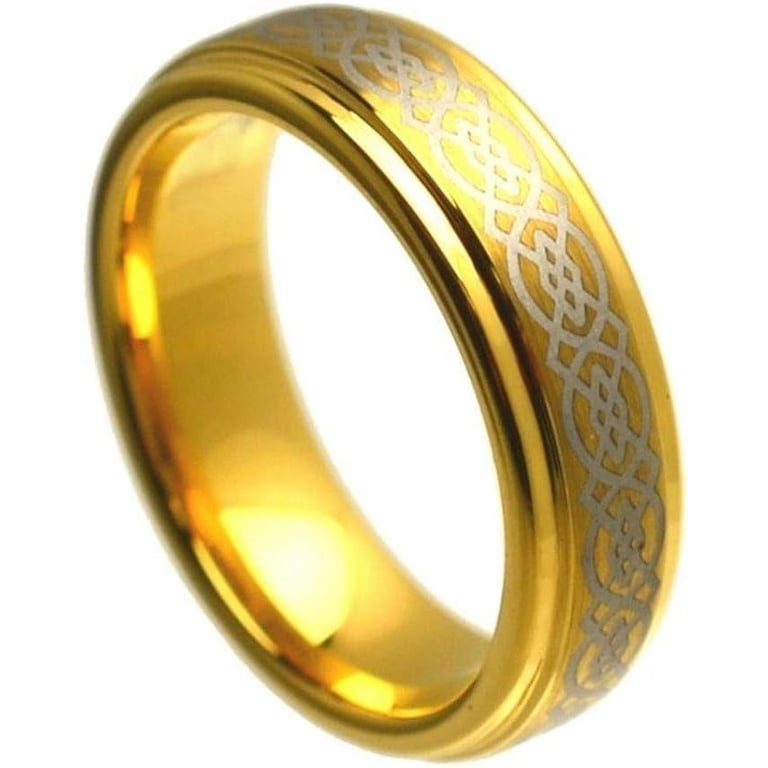 Ring for Men and Women Gifts With Thought Ring Yellow Gold Plated