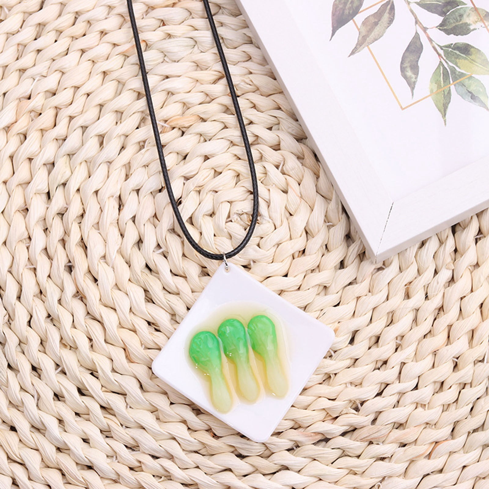 BNQL Dumpling Charm Necklace – Cute Food Jewelry, Gift For Dumpling Lovers, 17" Chain + Extension, With Gift Pouch 4 thumbnail image