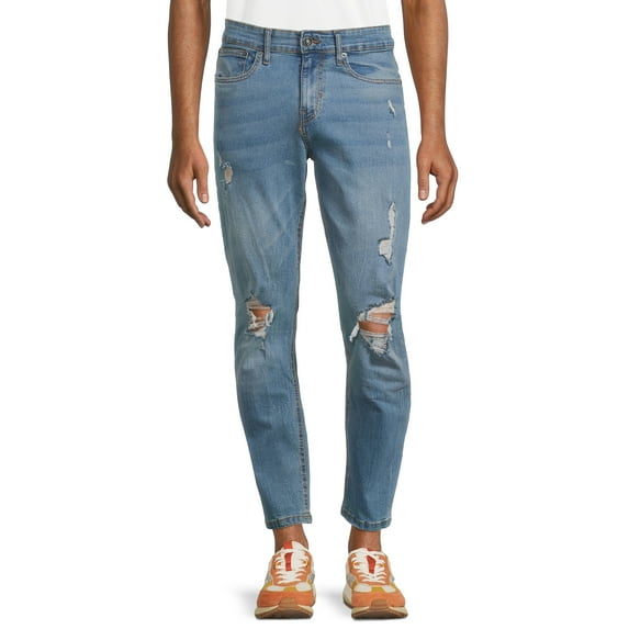 Ring Of Fire Men's Short Skinny Jeans, Waist Sizes 30"-36"