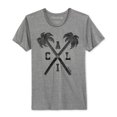 thumbnail image 1 of Ring Of Fire Mens Cali Palms Graphic T-Shirt, Grey, X-Large, 1 of 2