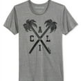 thumbnail image 1 of Ring Of Fire Mens Cali Palms Graphic T-Shirt, Grey, XX-Large, 1 of 2