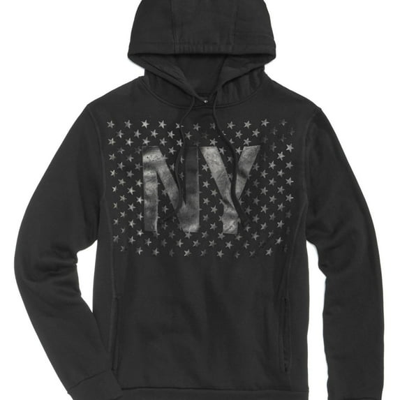 Ring Of Fire Mens Crew Neck Hoodie Sweatshirt, Grey, Medium