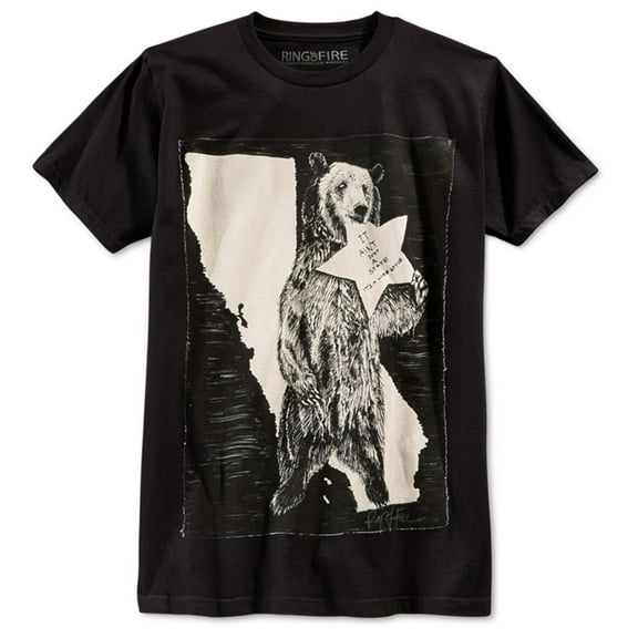 Ring Of Fire Mens It's A Lifestyle Graphic T-Shirt, Black, Small