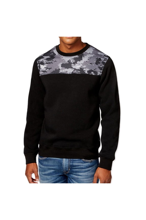 Mens Sub Crew Splash Sweatshirt, Black, Small