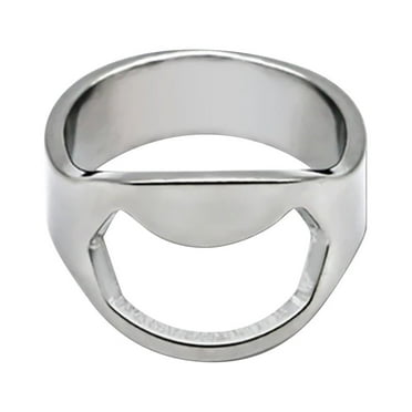 Ring Opener Silver Stainless Steel Thumb Ring Bottle Opener Bar Beer Bottle Opener Tool Ring Bottle Opener
