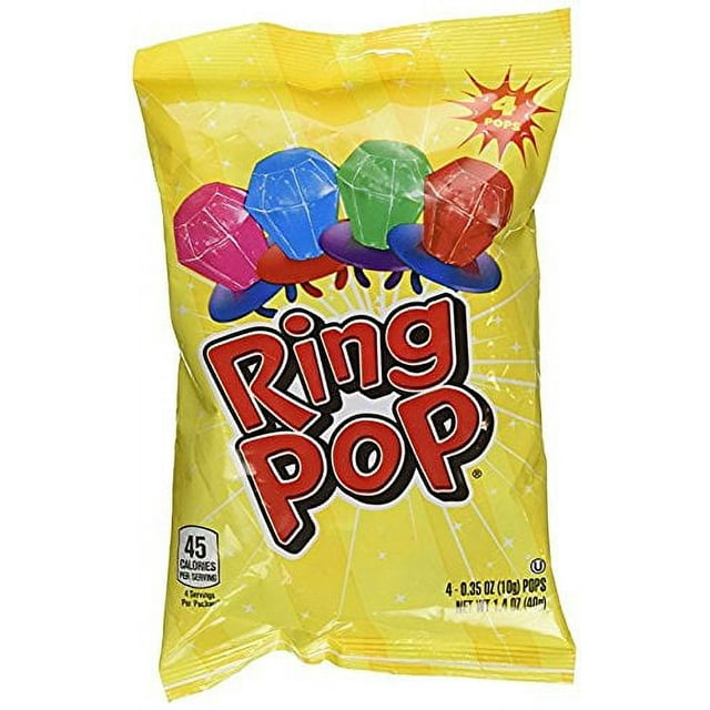 Ring Pop Bag 40.35 OZ (10g), Net Wt 1.4 OZ (40g)