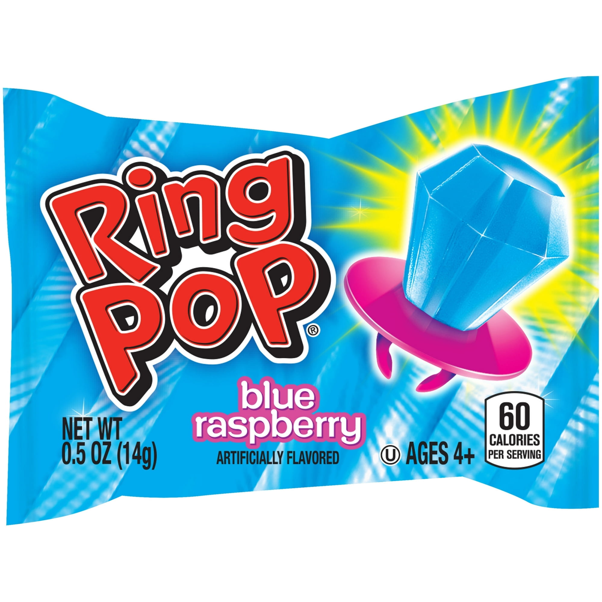 Ring Pop Blue Raspberry 1CT Display ONLY