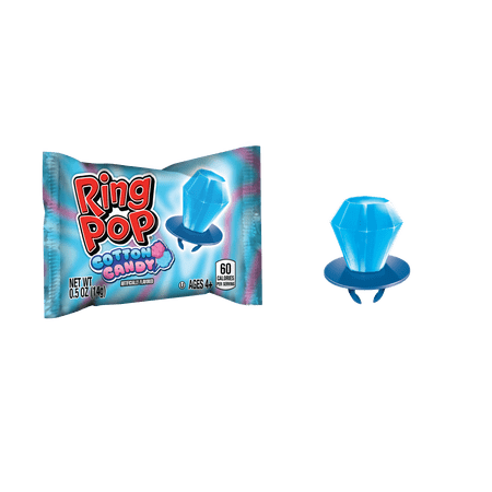Ring Pop Candy Lollipop Sucker, Assorted Flavors, 0.5 Oz