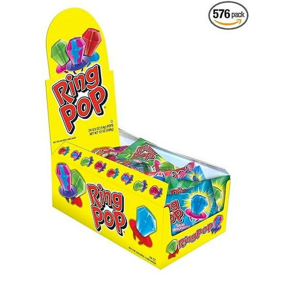 Ring Pop Fruit Fest Assortment - 24 count box, 24 per case