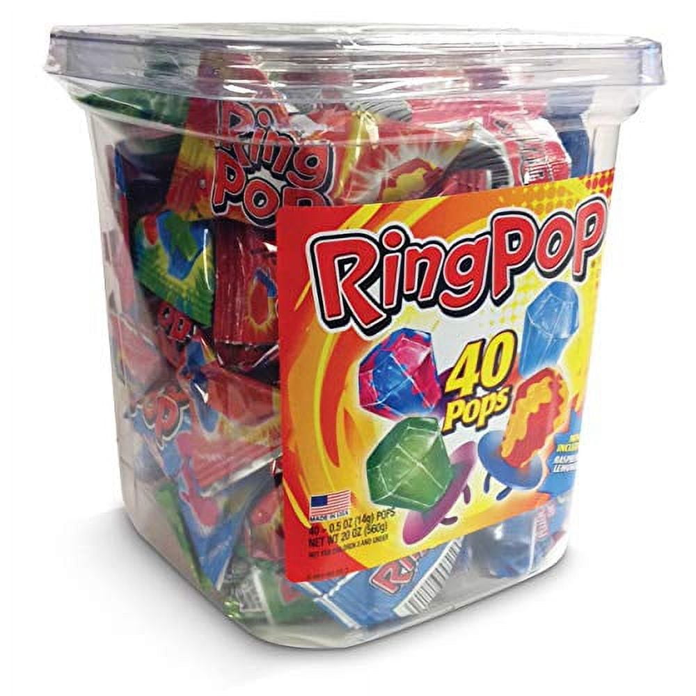Ring Pop Hard Candy .. Pops, Variety Pack,2.55 pounds, .. 44 Count