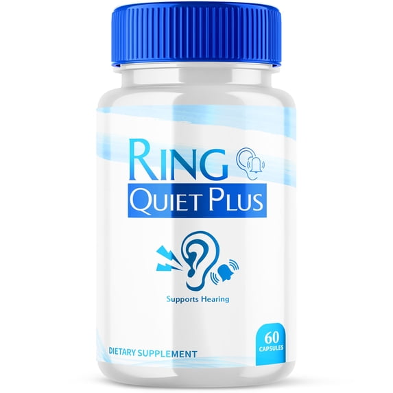 Ring Quiet Plus Advanced Tinnitus Support Supplement RingQuiet Natural Hearing Support 60 Capsules