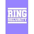 thumbnail image 1 of Ring Security: 120 Blank Half College Ruled and Blank Paper for Wedding / Notepad and Diary for Writing and Draw / 6x9 Inches Unique Paperback, 1 of 1