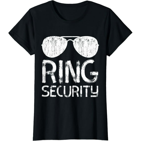 Ring Security Ring Bearer Boys Wedding Party T-Shirt