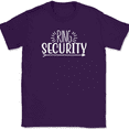 thumbnail image 1 of Ring Security T-Shirt Wedding Party Bride Groom Event Group Gift Tee - Purple, 3XL, 1 of 1