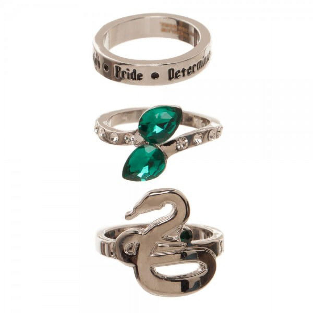 Slytherin™ House Ring Stack