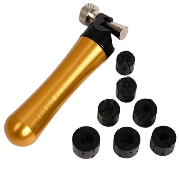 Ring Setter Clamp with Aluminium Wooden Handle  Stone Setting Tool Jewellery Processing Kit Jewelry Tools