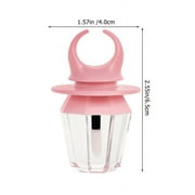 Ring Shaped Mini Lip Gloss Empty Tubes, Transparent DIY Lipstick Containers for Homemade Cosmetics, Perfect for Crafting Custom Lip Balms and Lip Gloss