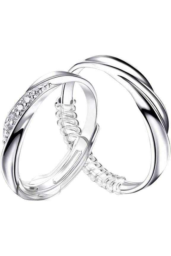 Ring Size Adjuster for Loose Rings - 20 Pack 6 Sizes Invisible Jewelry Sizer, Mandrel for Making Jewelry Guard, Spacer, Sizer, Fitter - Spiral Silicone Tightener Set with Polishing Cloth