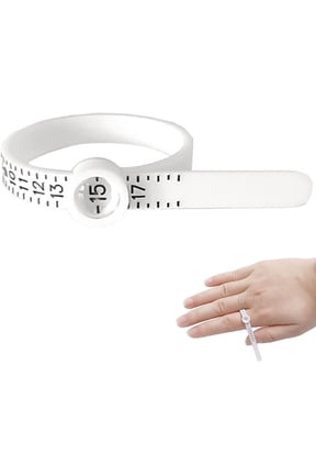 Ring Size Measurement - Ring Gauge Measurement Rings Measure Finger Rings,1-17 Size Rings US, Measurement