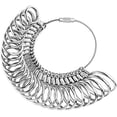 thumbnail image 1 of Ring Size Set Metal Finger Size Gauge Measuring Tool Sizing Tools Rings Size 0-15 with Half Size 31 Pieces, 1 of 5