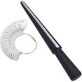 Ring Size Stick Mandrel Finger Gauge Ring Sizer Set Measuring Sizes