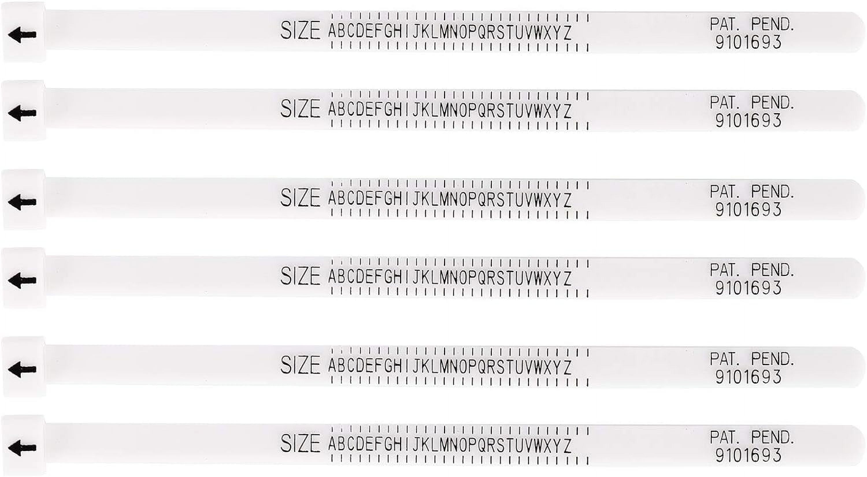 Ring Sizer 6Pcs Ring Measure Standard Hong Size Tool Ring Ring Scale ...