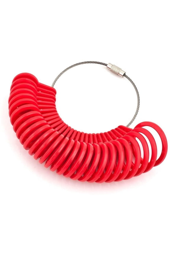 Ring Sizer - Finger Gauges Measuring Ring Tool 27 PCs Size 1-13 D