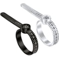 thumbnail image 1 of Ring Sizer Measuring Tool | Ring Measurement Tool for Perfect Finger Size Rings | Ring Sizers Measuring Tape Ring Jewelry Making kit Finger Sizing Gauge | 1-17 USA Rings Size - Set of 2, 1 of 5
