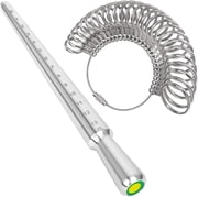 Ring Sizer Measuring Tool Metal Ring Mandrel Ring Measurer and Ring Sizer Women Men Ring Sizing Kit Finger Ring Size Measure Jewelry Measurement