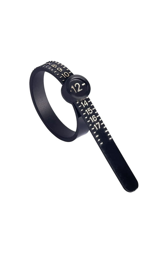 Ring Sizer Measuring Tool Reusable Finger Size Gauge Measure Set Jewelry Sizing Tools A