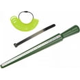 thumbnail image 1 of Ring Sizer Measuring Tool Set with Black Finger Size Gauge, Four Size Ring Stick Mandrel and ABS Reusable Rings Size HK1-33 Green, 1 of 5