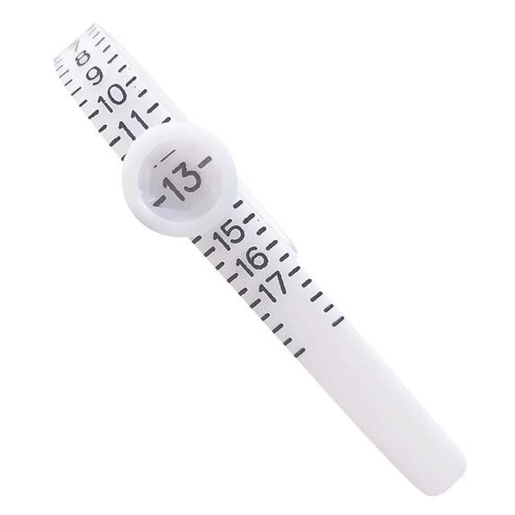Ring Sizer Measuring With Magnifying Glass Reusable Finger Size Gauge Measure Tool Jewelry Sizing Tools 1-17 Usa Rings Size