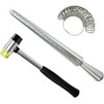 thumbnail image 1 of Ring Sizer UK Ring Measurement Tools Finger Ring Size Measuring Tools for Women Men Ring Gauge Ring Mandrel Stick, 1 of 5