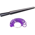 thumbnail image 1 of Ring Sizer UK Rings Size Measurement Scales Tools Ring Mandrel Ring Gauge 33pcs Rings Measurements with Finger Sizing Measuring Stick UK Sizes A-Z6 Plastic for Women & Men, 1 of 5