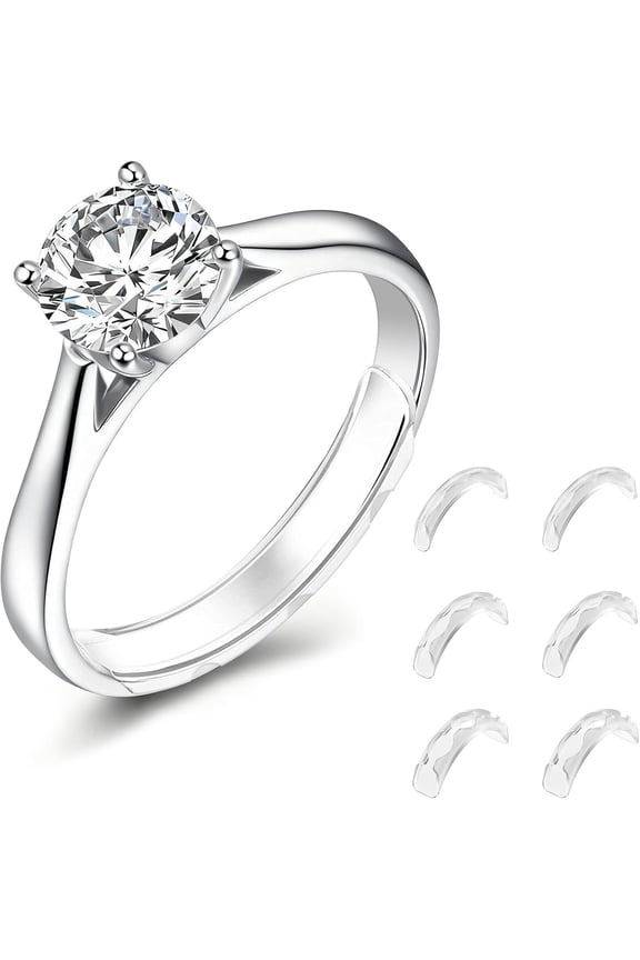 Ring Sizers for Loose Rings, Ring Guards for Loose Rings | Reduces Size by 0.5-1, Stop Spin and Slip, Invisible Design for Women and Men, 2 Styles Insert and Spiral