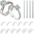 thumbnail image 1 of Ring Sizers for Loose Rings Ring Guards for Loose Rings Fit Any Rings, Invisible Ring Size Adjuster Never Sliding Off and Spinning (12 pcs), 1 of 5