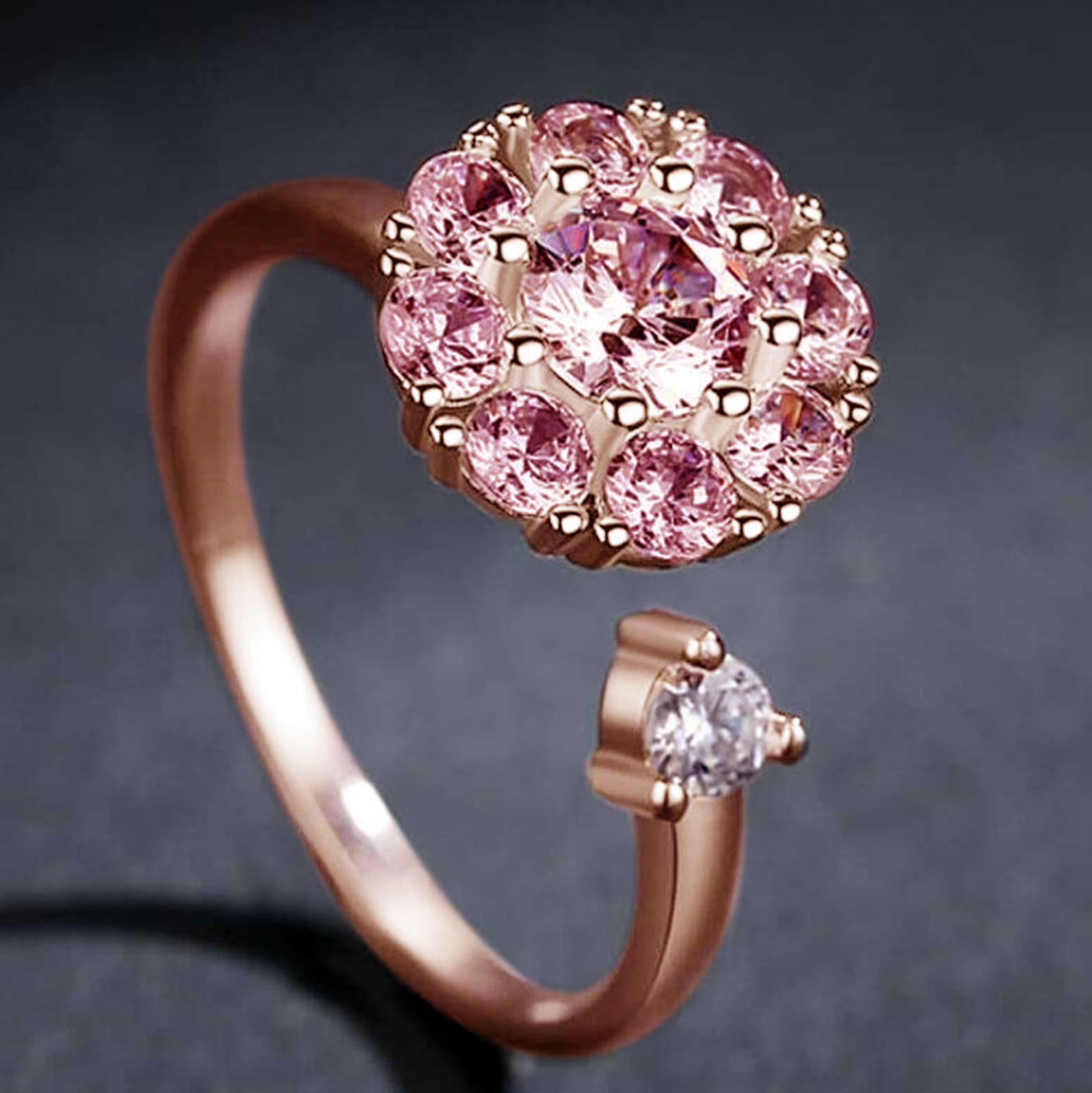 Ring Sizes Set Starlight Ring Non Ring Adjustable Open Rings Beautiful