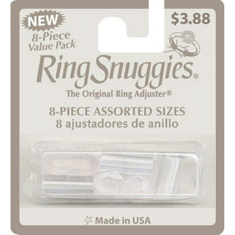 8 Piece Set ring adjuster transparent/ring size adjuster ring