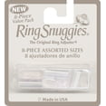 thumbnail image 1 of Ring Snuggies "The Original Ring Adjuster" – Clear Plastic, 8-Piece Value Pack, 1 of 4