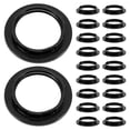 thumbnail interactive-video image 1 of ARTIBETTER Lampshade Ring Adapter 20pcs Set For Table Lamp Chandelier Replacement Parts Ring Collar 1 of 13