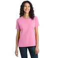 thumbnail image 1 of Ring Spun Cotton Tshirt (LPC150) Candy Pink, S, 1 of 2