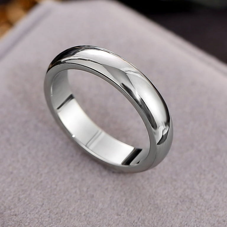 Plain metal ring on sale