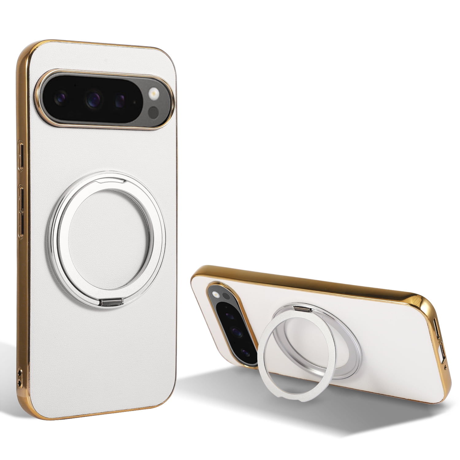 TECH CIRCLE For Google Pixel 10 / 10 Pro Magnetic Hybrid Clear Case Compatible With MagSafe Shockproof Military Grade Protection Rugged Slim Matte PC Non-Yellowing Anti-Fingerprint Cover,Black - View #6